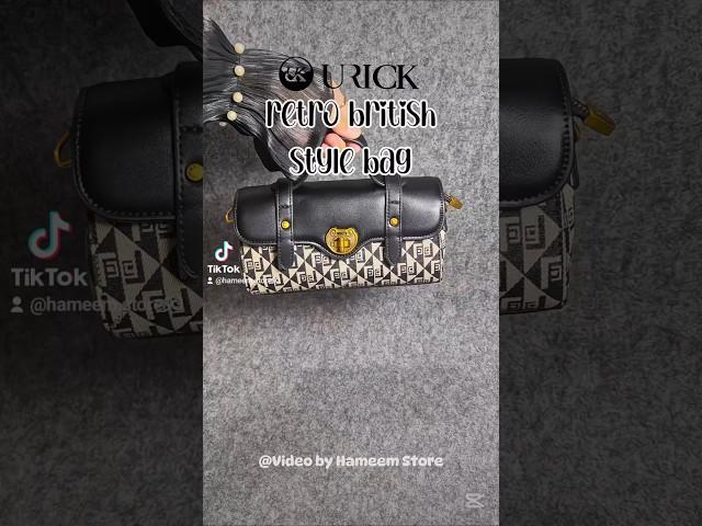 URICK Retro British Style Bag .. #tiktok #retro #british #style #fyp #viralvideo #affiliatemarketing