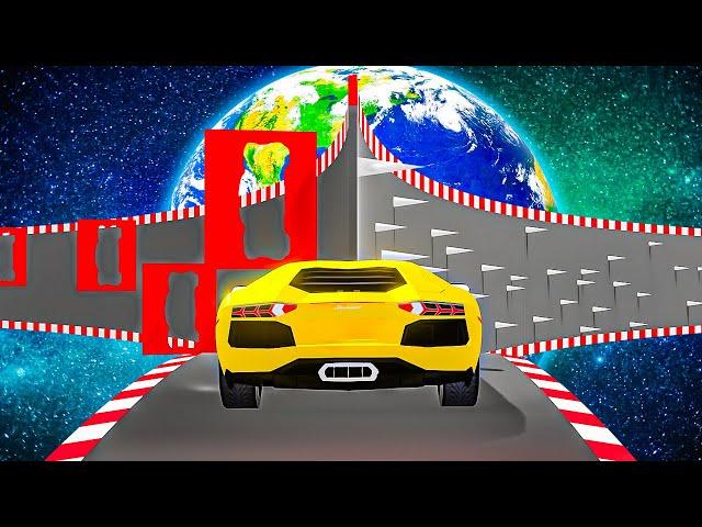 Jumping Space Ramp with WORLD'S FASTEST CAR in GTA 5