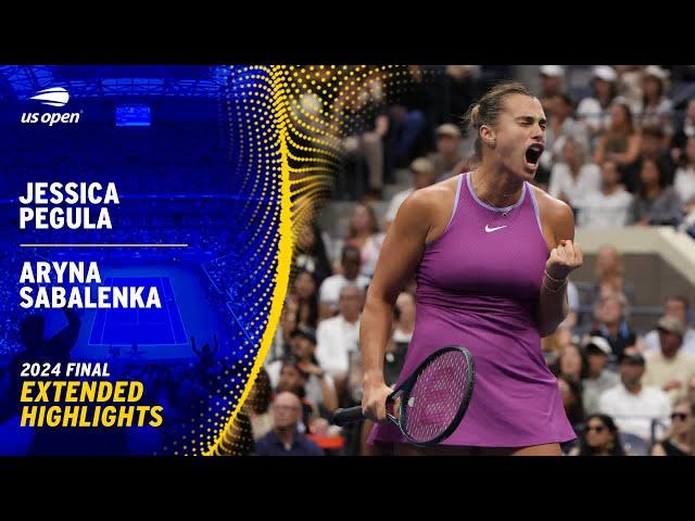 Jessica Pegula vs. Aryna Sabalenka Extended Highlights | 2024 US Open Final