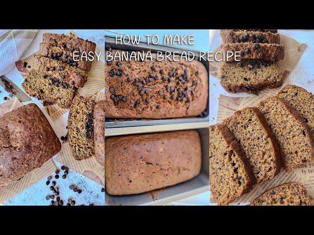 Easy Banana Bread Recipe | how to make banana bread#vlogtober #bananabread #cooking