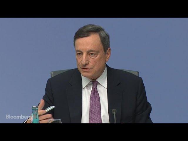 Draghi Hits Back at Mnuchin in Global Currency War of Words