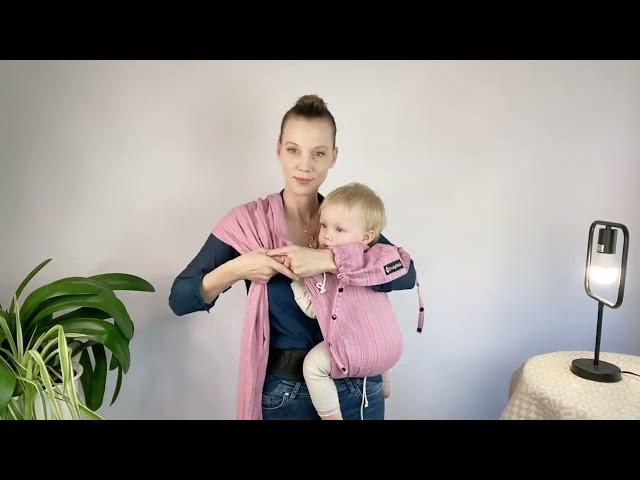 Didymos DidyKlick auf der Hüfte