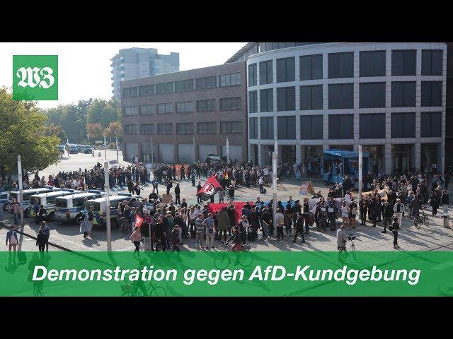 Demonstration gegen AfD-Kundgebung | Wilhelmshavener Zeitung