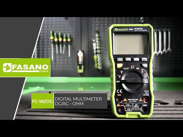 DIGITAL MULTIMETER FG 98/DG FASANO TOOLS
