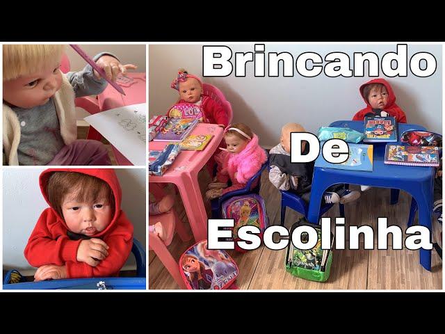 BRINCANDO DE ESCOLINHA COM MEUS BEBÊS REBORN (PROVA DE MATEMÁTICA ) | GABI REBORN