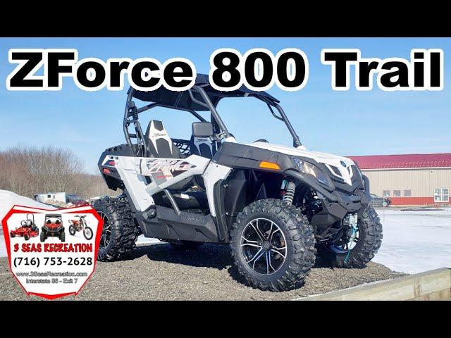 FIRST LOOK: 2022 CFMoto ZForce 800 Trail Side by Side UTV - Walk Around Features - 3 Seas Recreation