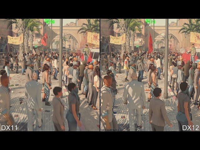 Hitman Marrakesh GTX 1080 DX11 Vs DX12 Frame Rate Comparison