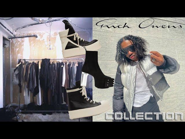 my updated Rick Owens collection 2023