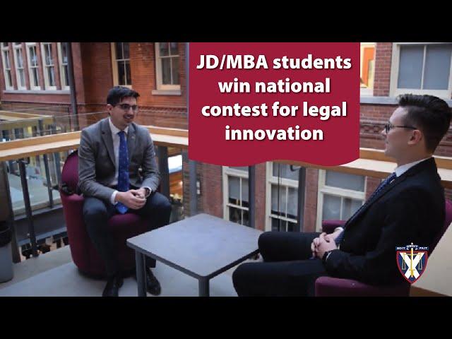 Queen's Law - JD/MBA students win national contest for legal innovation