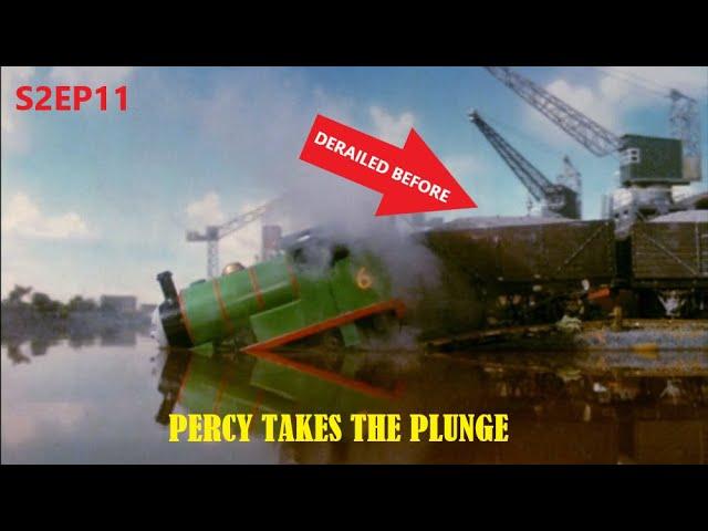 Goofs in Percy Takes the Plunge