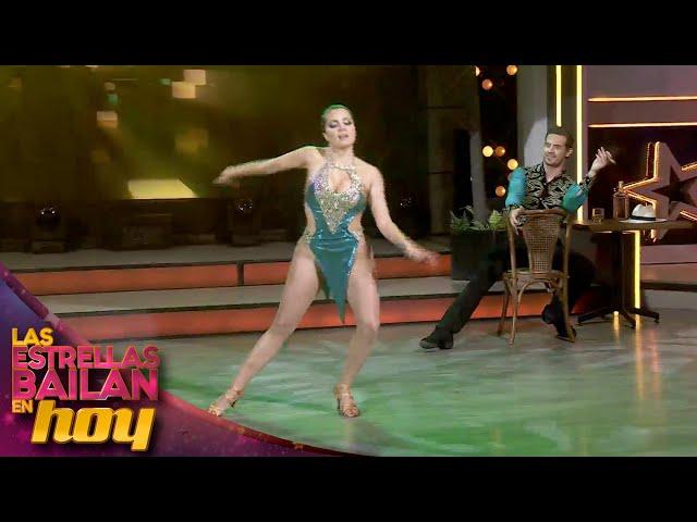 Cinthia y Óscar le ponen sabor a la pista de baile con una salsa | #LasEstrellasBailanEnHoy