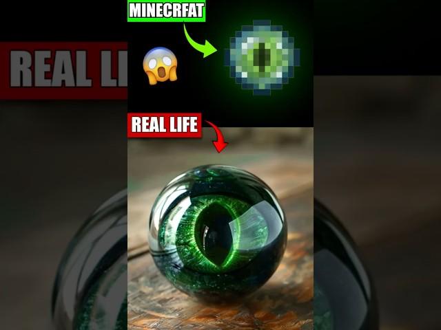 MINECRAFT GAME ITEMS IN REAL LIFE  #shorts #short