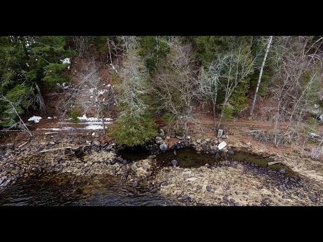 Bigfoot sighting in Northern Maine!!! 4K Drone footage in March 2021!!! (Not real)