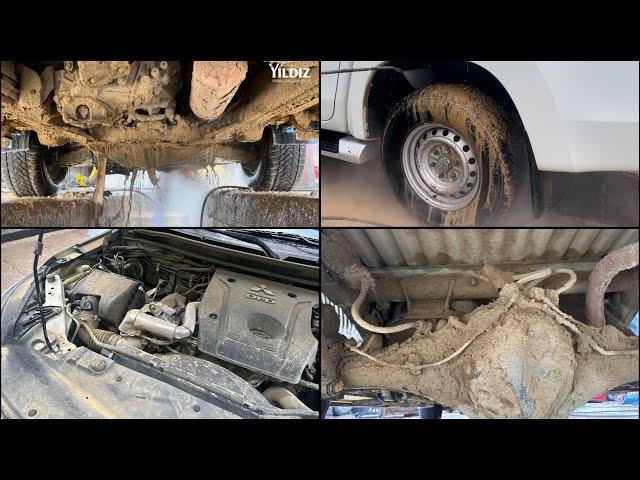 ÇAMURLU 4x4 Yıkadık! How to wash Muddy Off Road 4x4 Car ? Satisfying Detailing! #clean #asmr