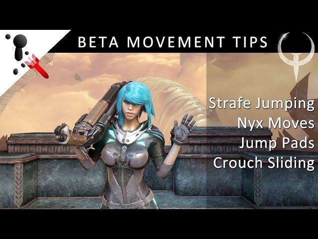 Quake Champions Training - BETA Movement Tips inc. Strafe Jumping