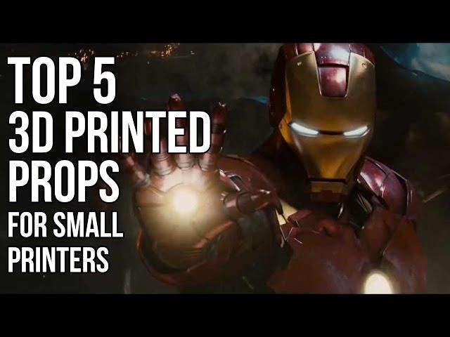 Top 5 3D Printed Props for Smaller 3D Printers | Cosplay