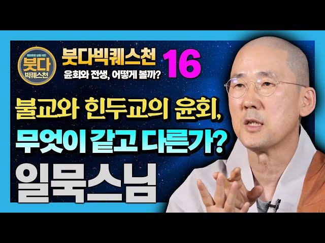 일묵 스님, 불교와 힌두교의 윤회 무엇이 같고 다른가 : 업과 과보 그리고 삶과 죽음 [붓다빅퀘스천 16]