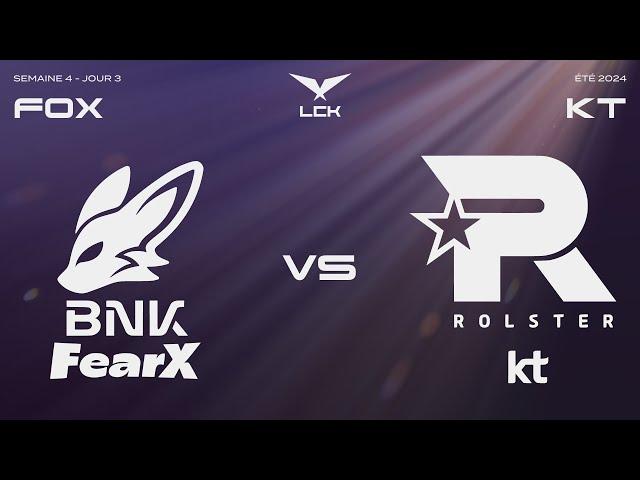 KT vs FOX, la REMONTADA continue ? | LCK Summer 2024