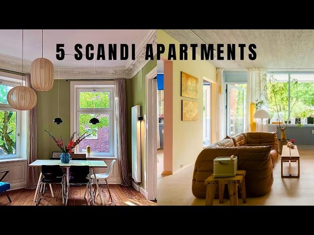 1 Hour | 5 Unique Scandinavian Apartment Tours | Interior Design Inspiration