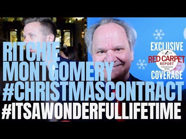 Ritchie Montgomery #ChristmasContract interview #ItsAWonderfulLifetime Christmas Kickoff #LifeTimeTV