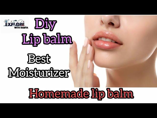 Homemade Lip Balm # diy lipbalm #easy lip moisturizer # explore with ramya #youtube shorts