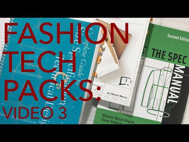 Fashion Design Tech Packs #3: Specs and Grading