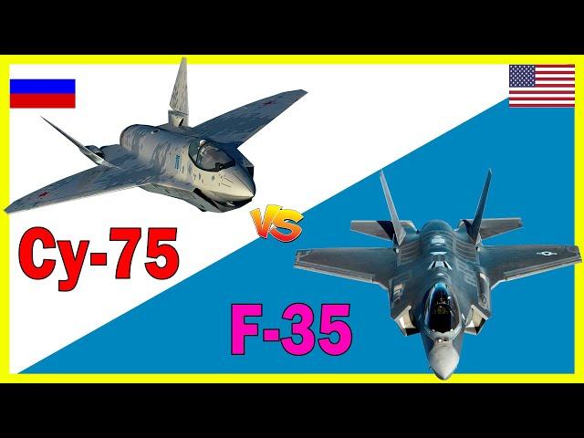 F-35 против Су-75 - что лучше? | Сравнение ТОПового истребителя США с новым Российским истребителем