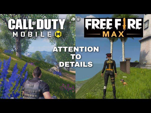 CODM vs FF MAX: Attention to Details Comparison