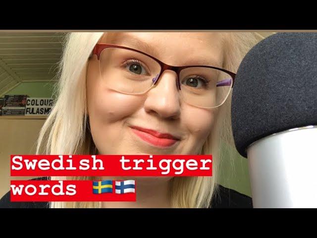 ASMR Swedish Trigger Words! 