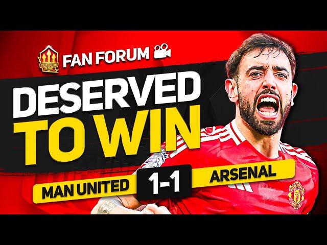 UNITED SHOULD HAVE WON! Man United 1-1 Arsenal | LIVE Fan's Forum