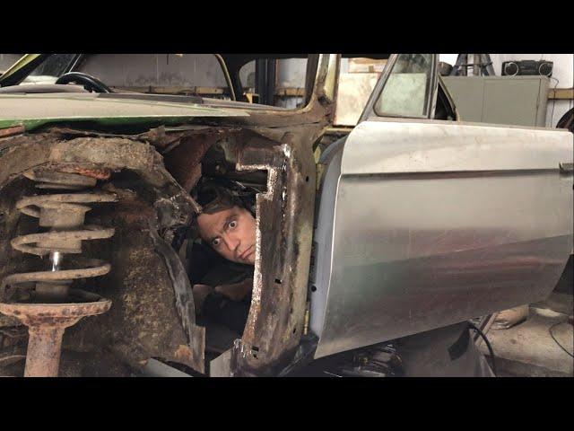 Can this rare 1975 BMW 3.0 CSL be SAVED ? It's bad, part 2 classic car restoration. Sill's how to