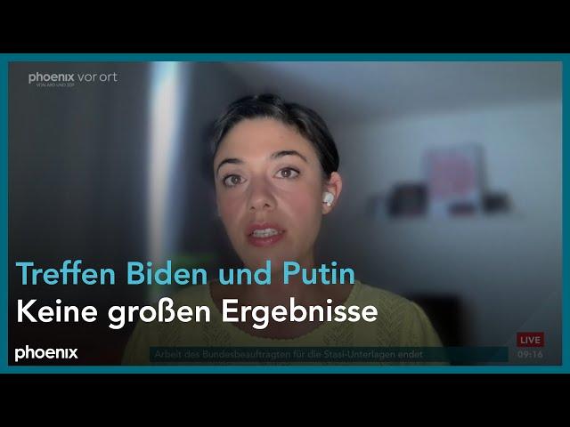 nachgefragt mit Katharina Hamberger zum Treffen von Joe Biden und Wladimir Putin am 17.06.21