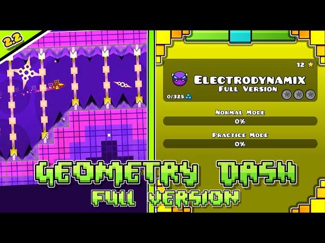 Electrodynamix Full Version (All Secret Coins) | Geometry Dash Full Version   | By JamAttack