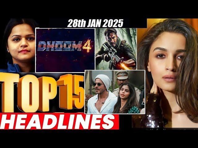 Top 15 Big News of Bollywood | 28th  JANUARY 2025 | Salman Khan , Ramayana, Sunny Deol