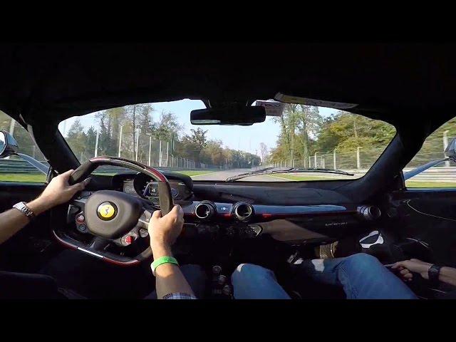 300km/h Ferrari LaFerrari OnBoard Monza Fast Laps in Traffic!!