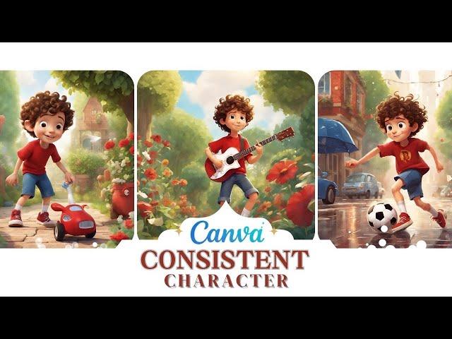 Create Consistent characters in Canva  in 30 seconds | For FREE