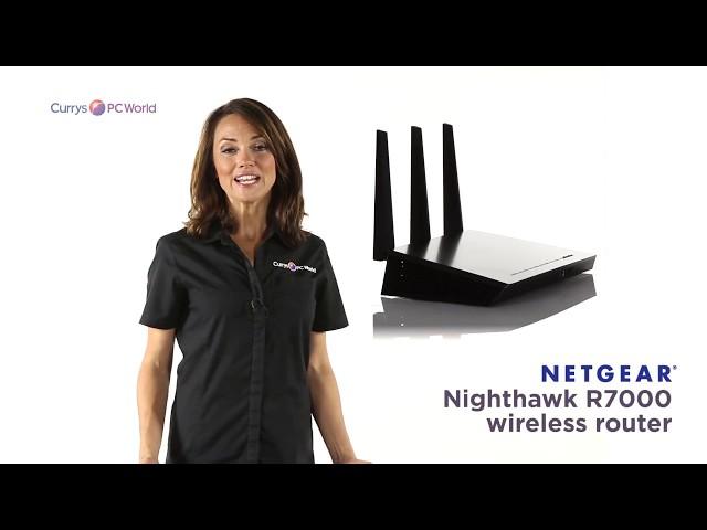 Netgear Nighthawk R7000 WiFi Cable & Fibre Router - AC 1900 | Product Overview | Currys PC World