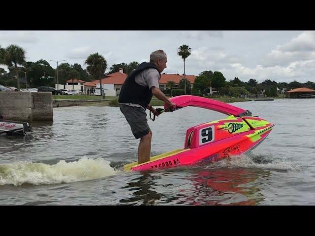 Johnny "O" Silverstein seeing his race jetski for the first time in 23 years