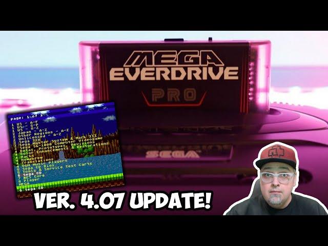 Mega Everdrive Pro Flashcart Now Has Customizable Themes & More! V4.07 Update!