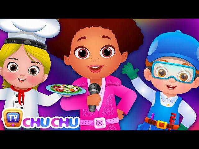 What do you want to be? Jobs Song - Professions Part 2 - ChuChu TV Nursery Rhymes & Songs for Babies