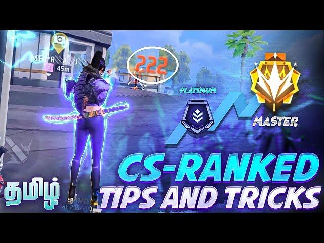 CS RANKED PLATINUM TO MASTER RANK PUSHING || TIPS AND TRICKS || IN TAMIL