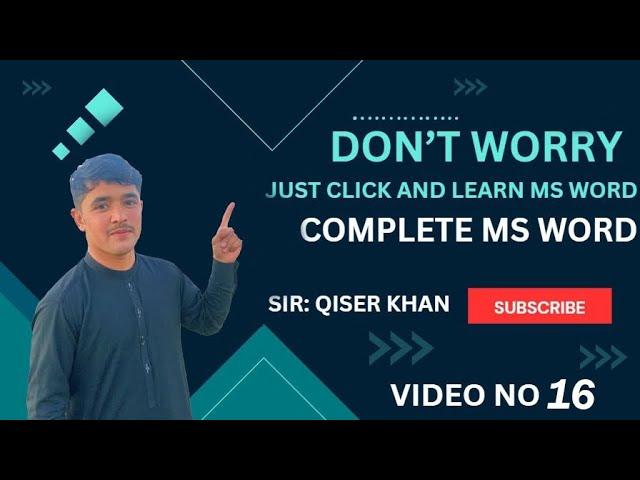 Ms Word Lesson 16. How to Use Equation & Symbol in Ms Word Hindi Tutorial full explanation in Urdu .