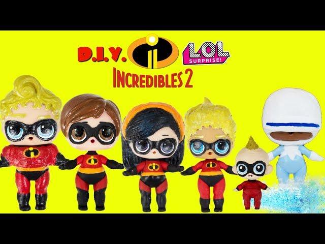 LOL Surprise The INCREDIBLES 2 DIY With Frozone Custom Makeover