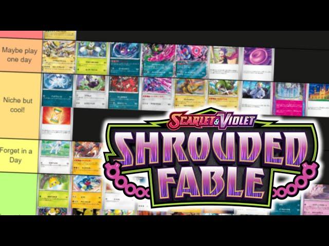 Ranking Every Shrouded Fables Pokemon TCG Card - Tier List