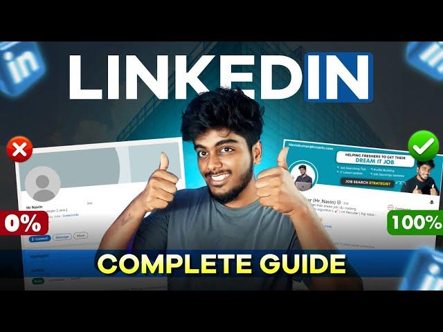 Step By Step LinkedIn Guide for job search | How to use LinkedIn to find job in Tamil