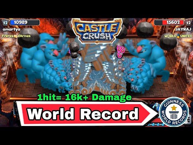 Giantest Catapult ever in Storm Mode | Castle Crush World Record | A.V.S gaming videos
