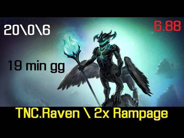 TNC.Raven.2x Rampage.19 min gg \ Ranked match.