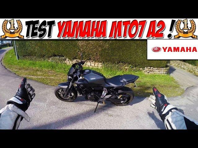 #MotoVlog 32 : TEST YAMAHA MT07 A2 / LA MEILLEURE MOTO A2 !!!!!