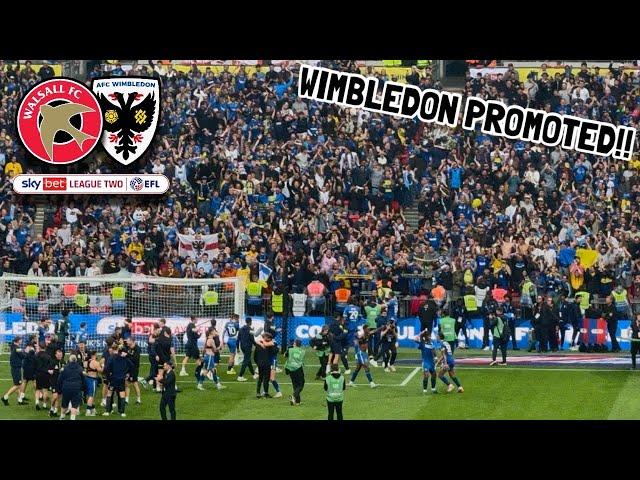 THE WOMBLES RETURN TO LEAGUE ONE!! | AFC Wimbledon v Walsall Match Vlog