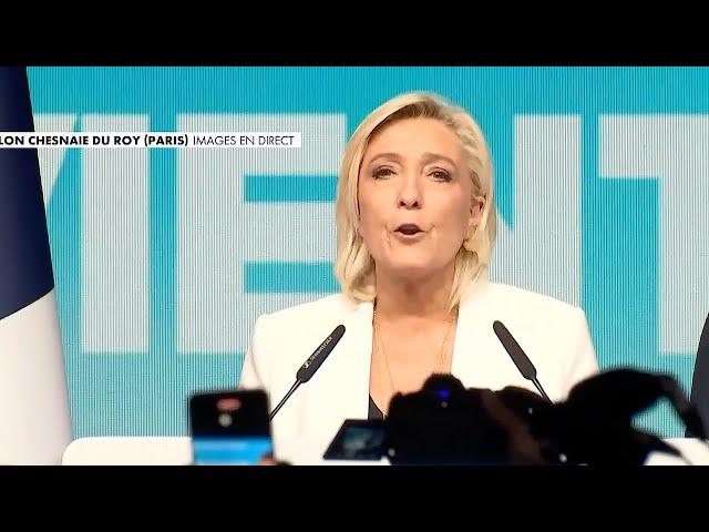 Marine Le Pen après l'annonce de la dissolution : "Nous sommes prêts à exercer le pouvoir"